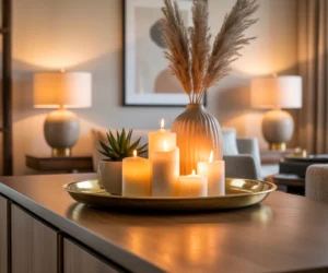 Style the Buffet with a Decorative Tray