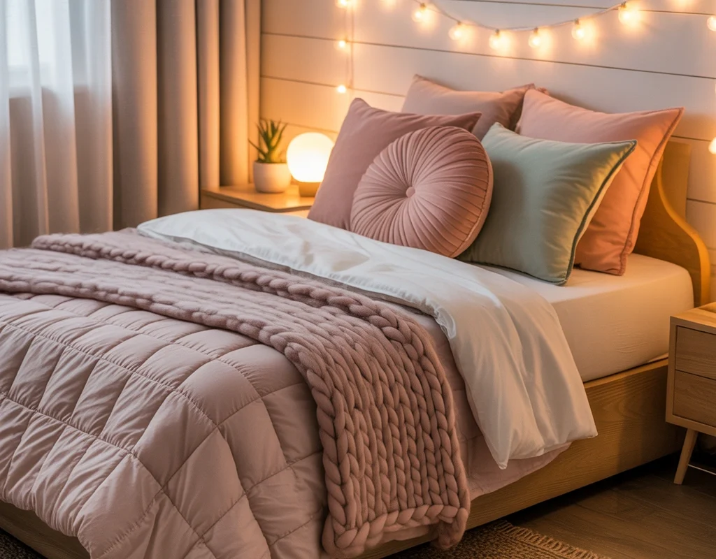 Add Cozy Layered Bedding