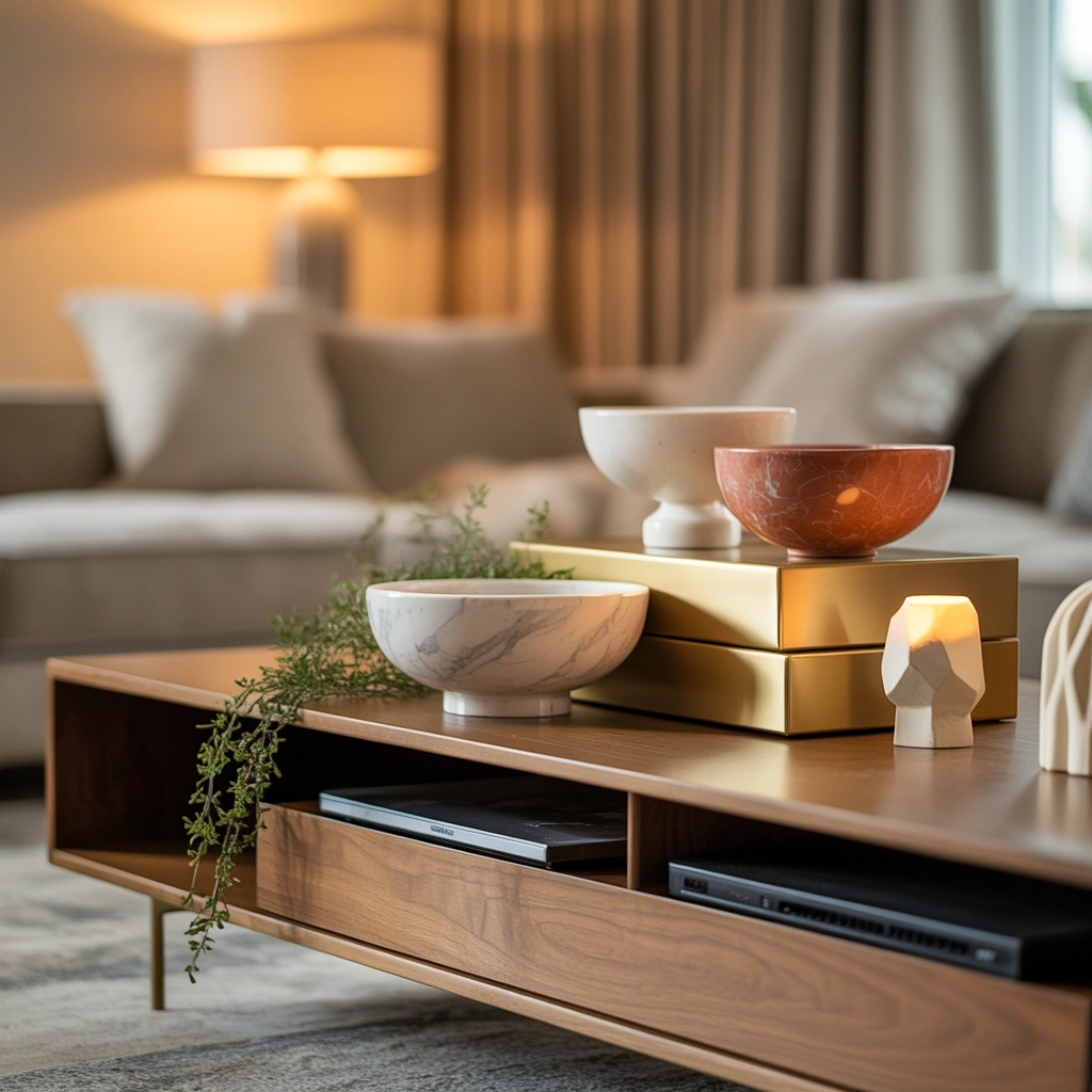 Add Decorative Bowls or Boxes