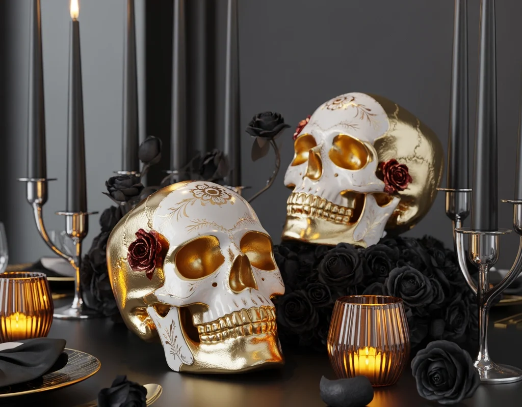 Add Elegant Skull Decorations