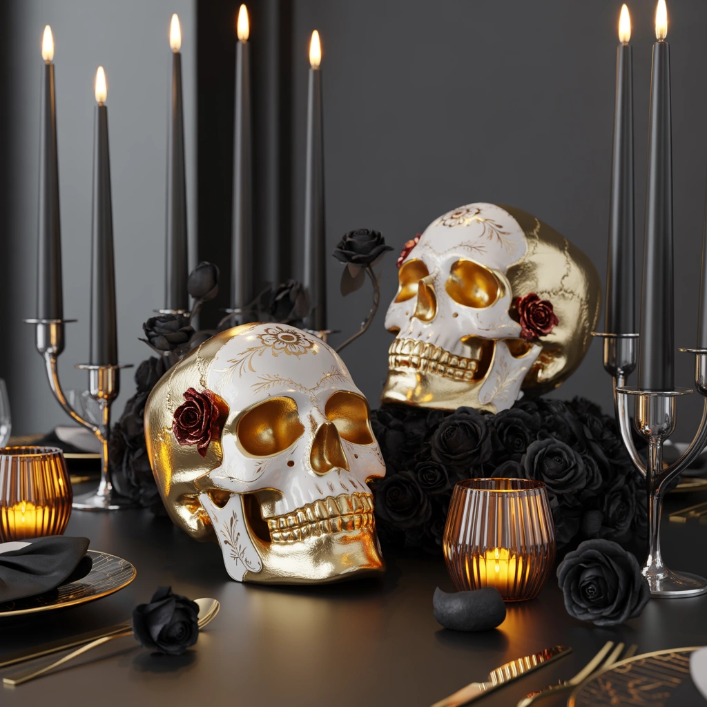 Add Elegant Skull Decorations