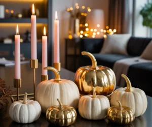 Add Gold Details for an Elegant Pumpkin Look