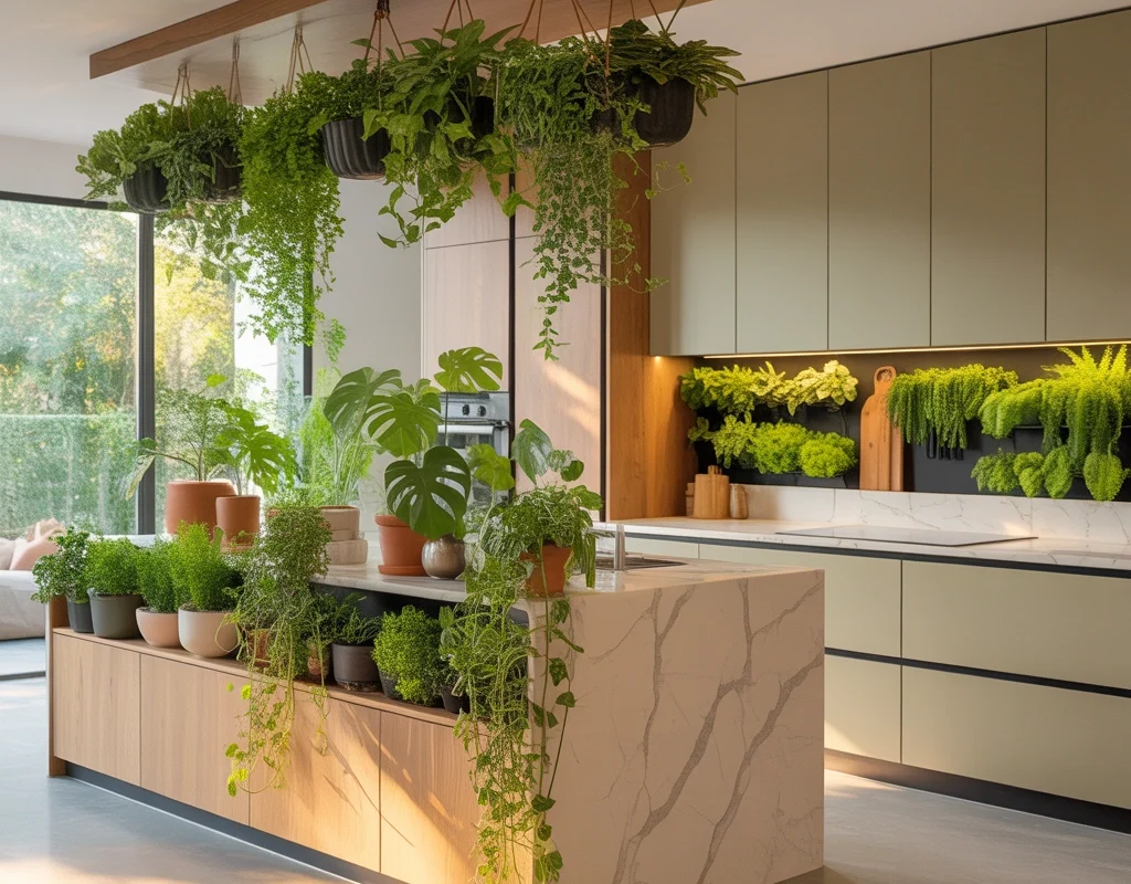 Add Greenery for a Fresh and Natural Feel