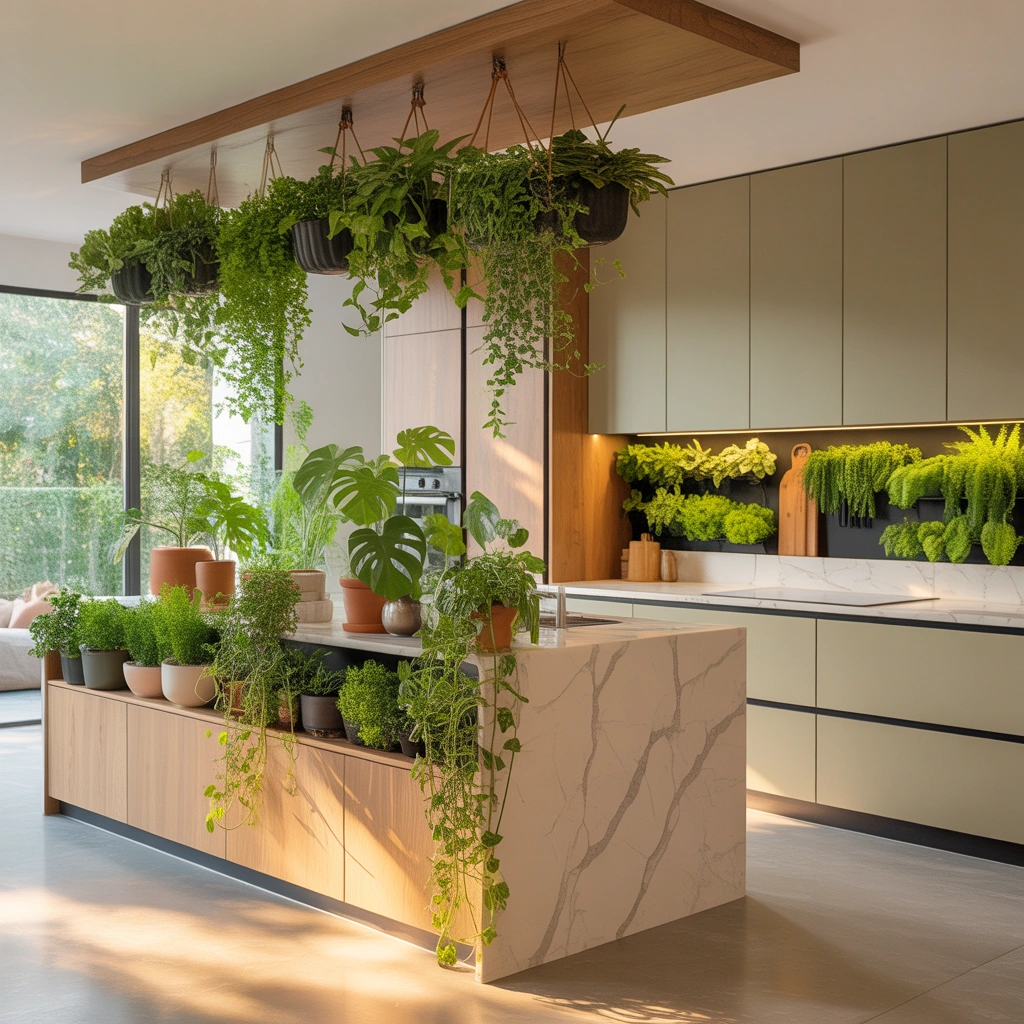 Add Greenery for a Fresh and Natural Feel