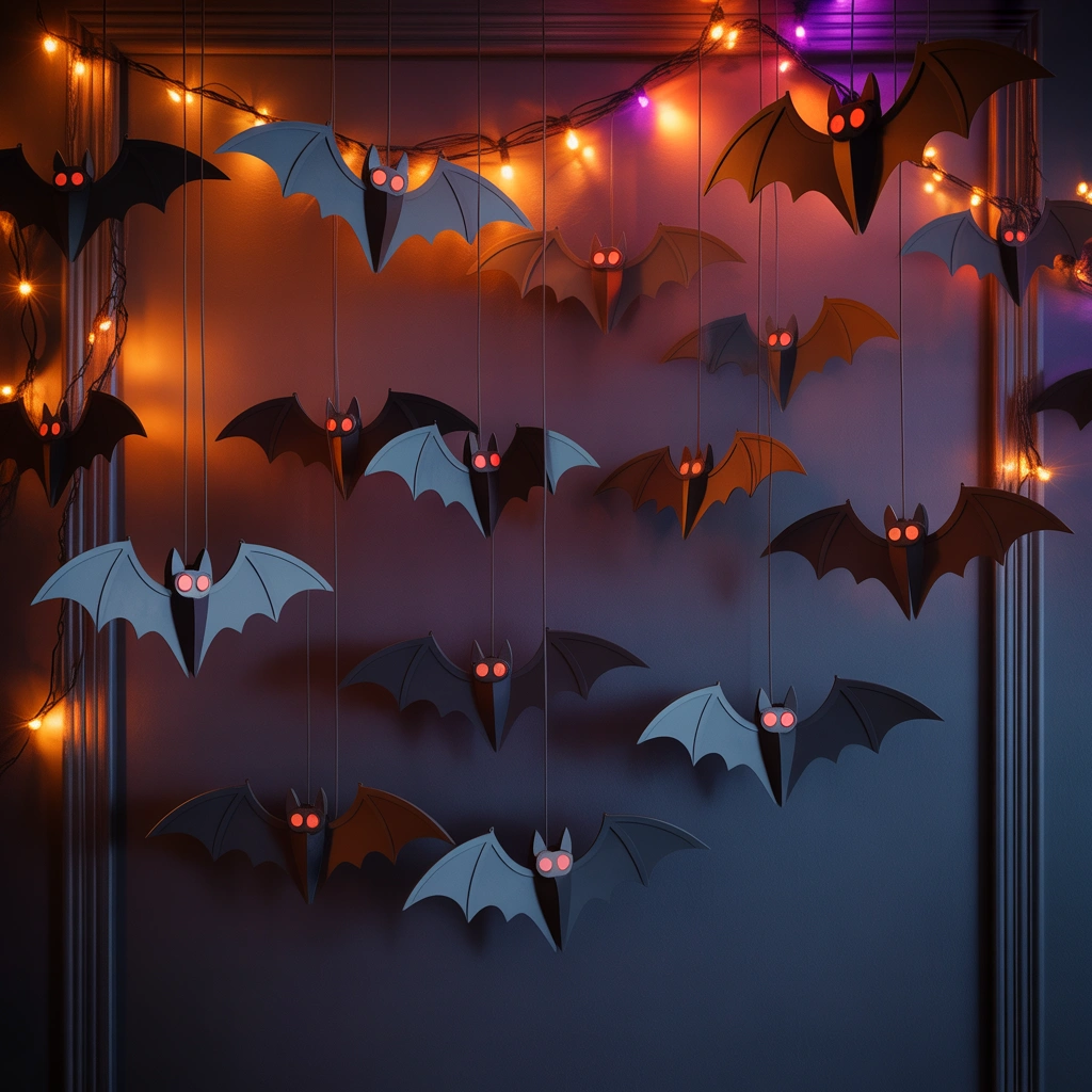 Add Hanging Bats to the Walls