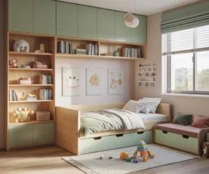 Add Multi Functional Furniture to Maximize Every Inch of a Small Toddler Room