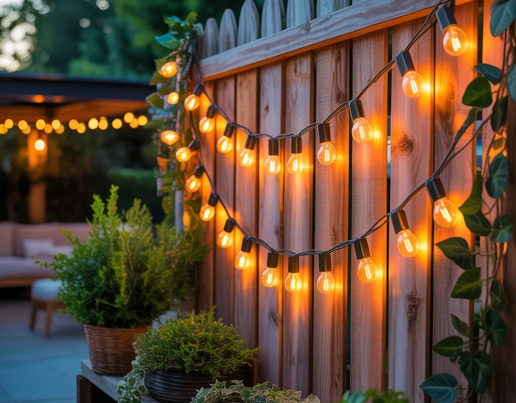 Add Outdoor String Lights