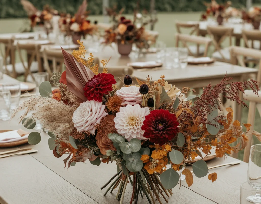 Add Seasonal Flowers and Natural Greenery