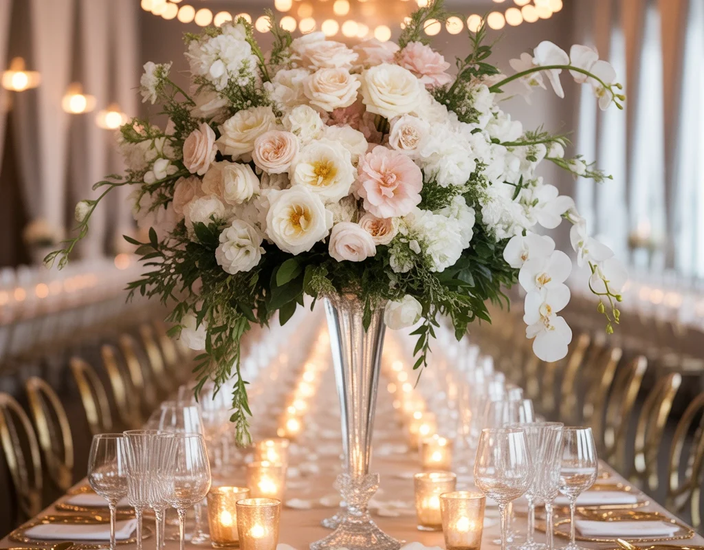 Add Statement Floral Centerpieces