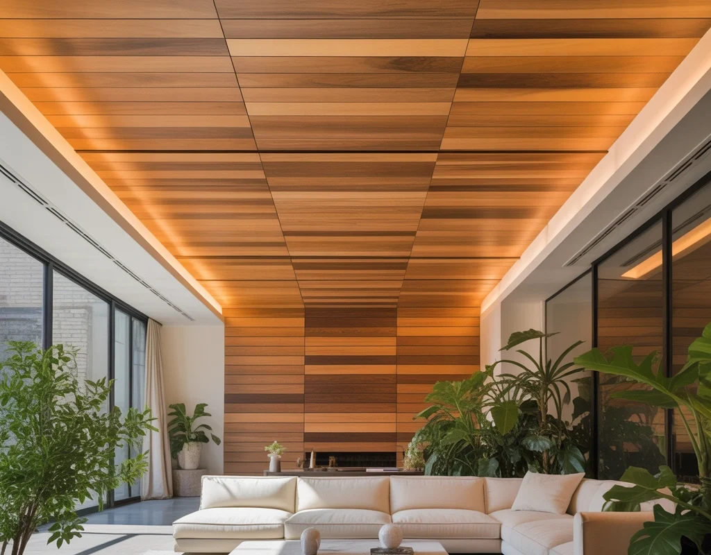Add Wood Paneling to the Ceiling