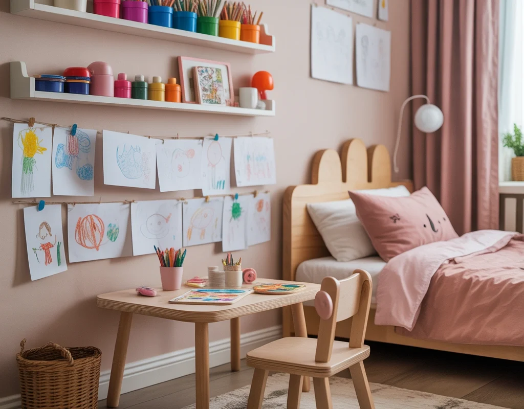 Add a Creative Art Corner for Your Little Artist