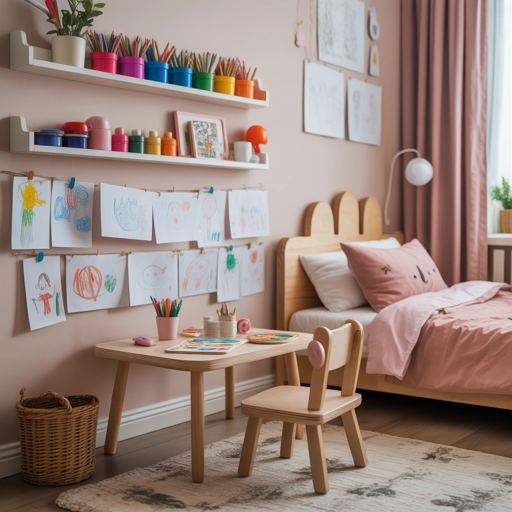 Add a Creative Art Corner for Your Little Artist