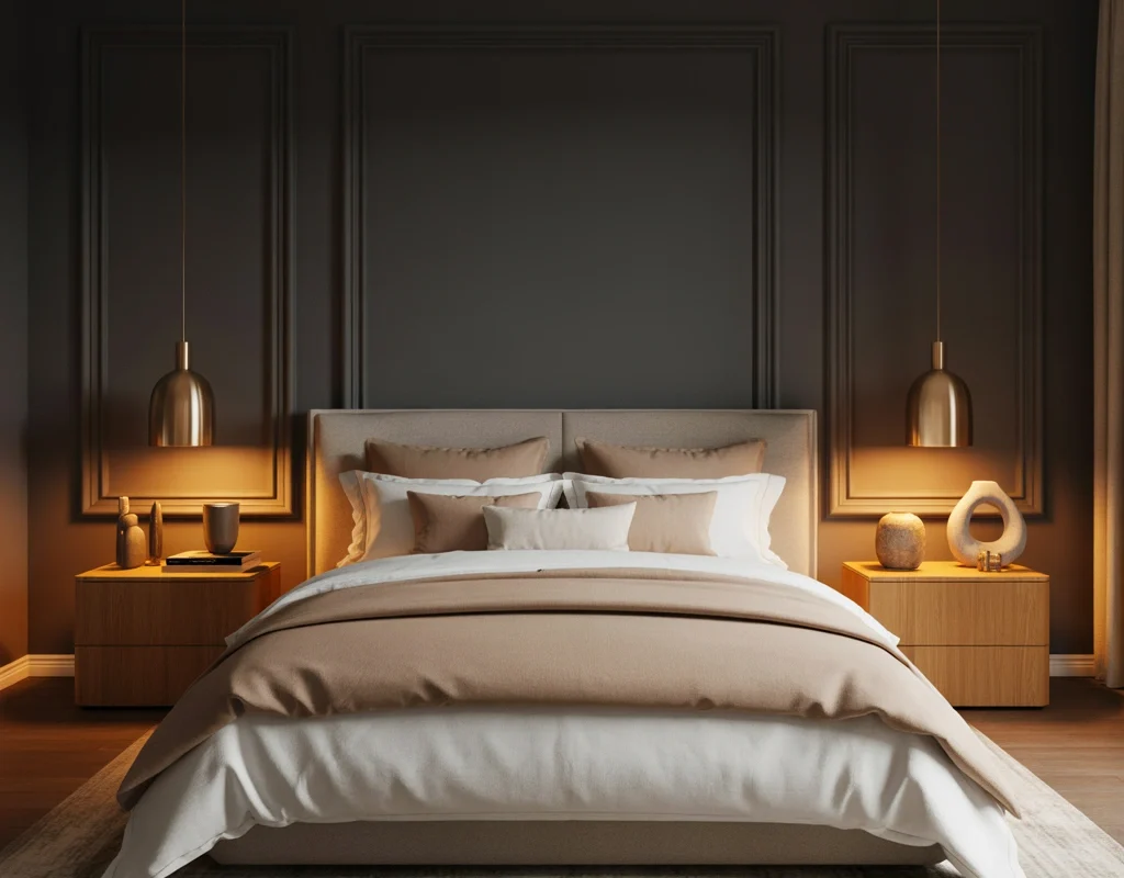 Add a Dark Charcoal Grey Accent Wall
