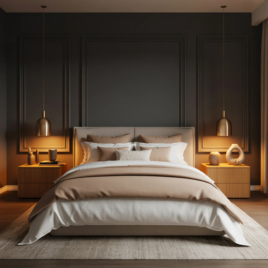 Add a Dark Charcoal Grey Accent Wall