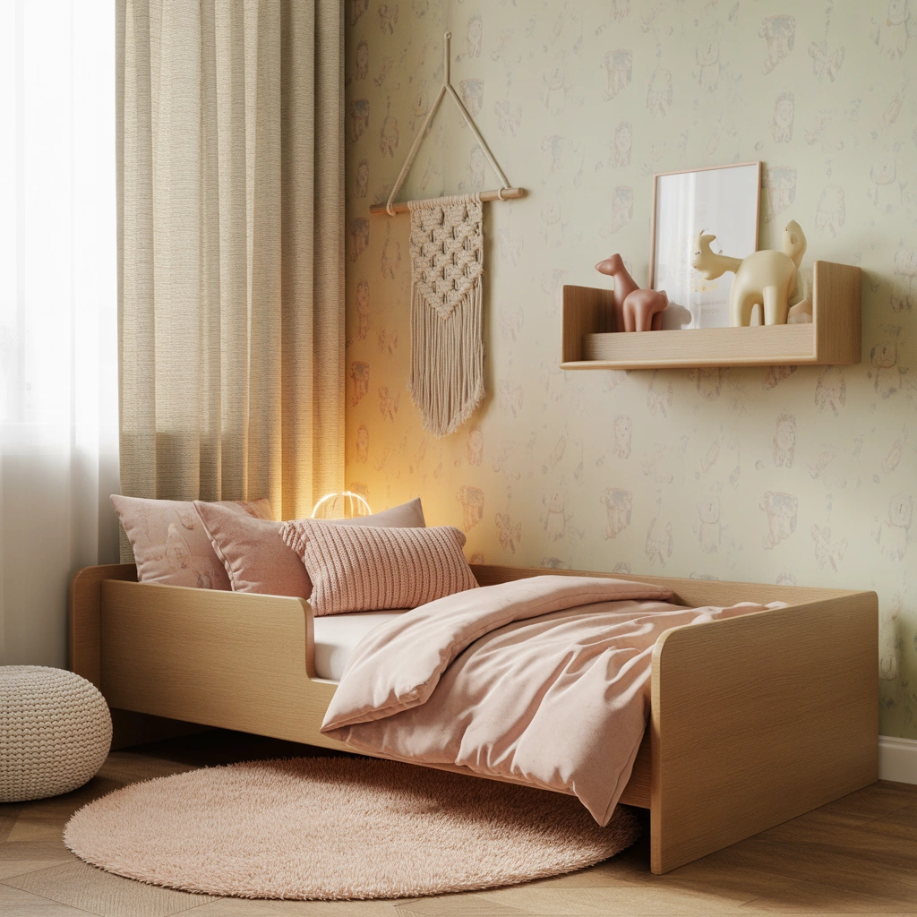 Add a Fun Feature Wall Without Making the Small Room Feel Crowded