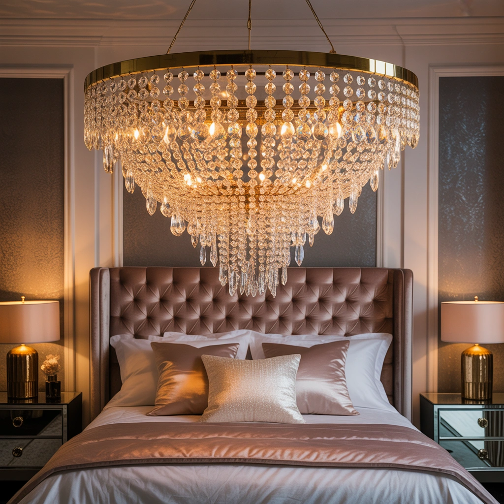 Add a Glamorous Chandelier or Statement Light