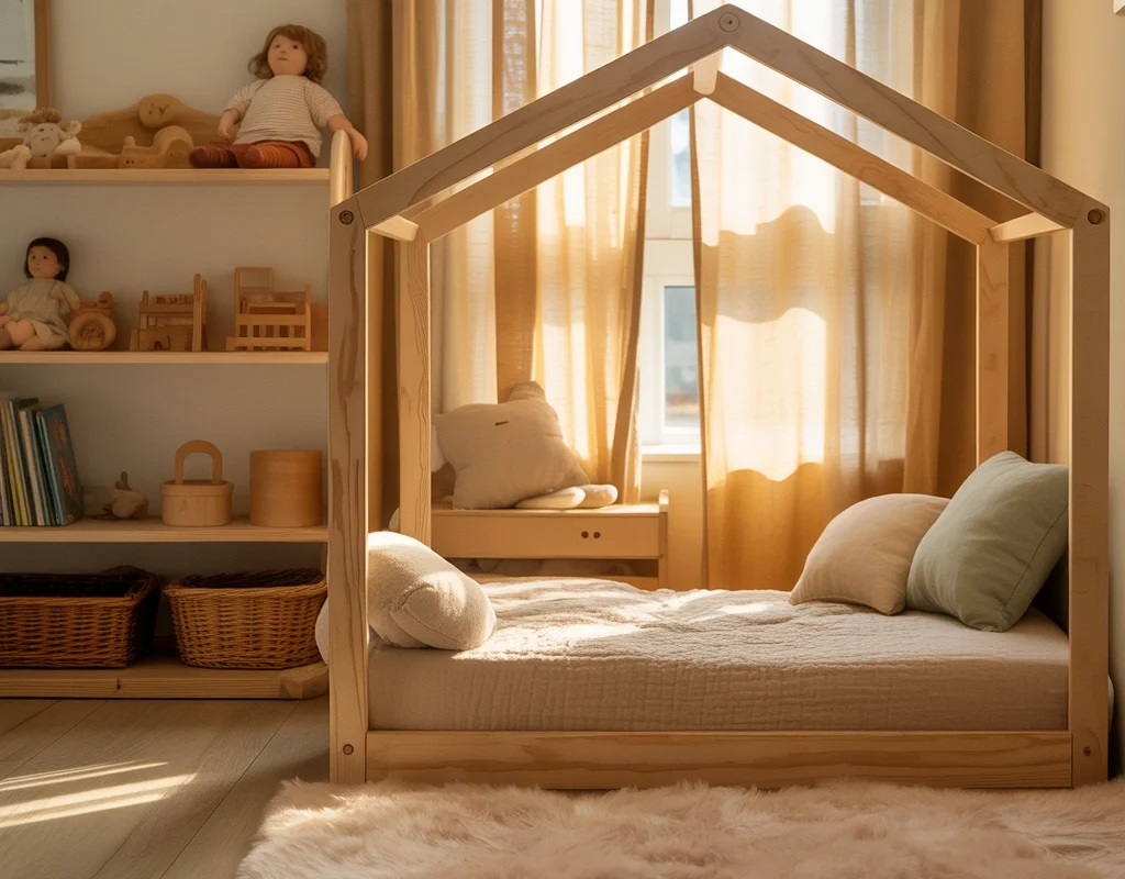 Add a Montessori Style Floor Bed