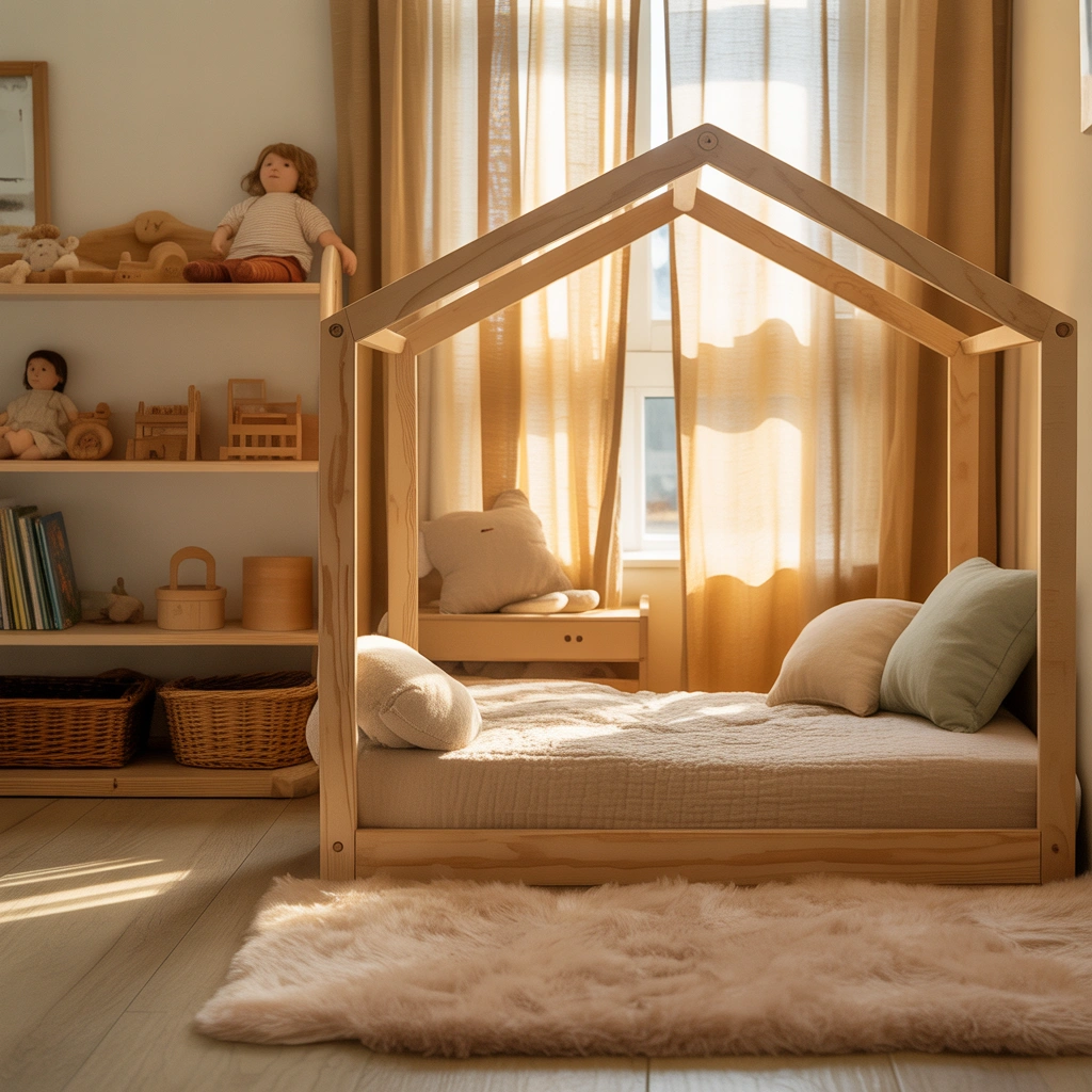 Add a Montessori Style Floor Bed
