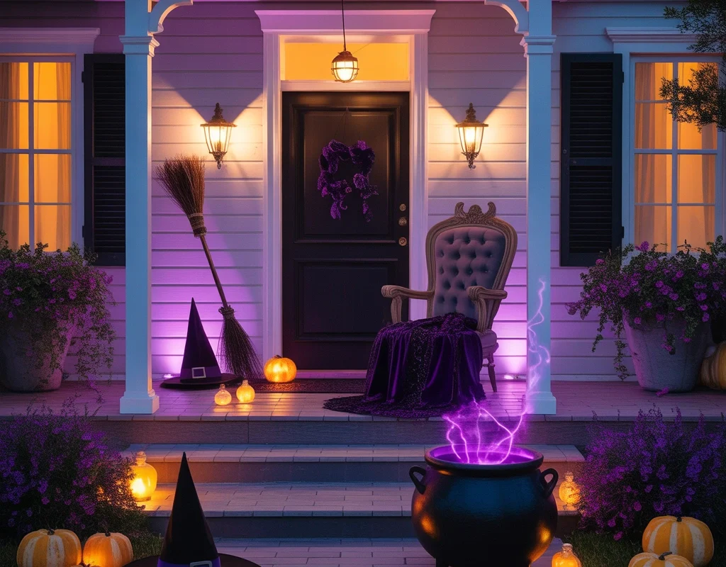 Add a Witch Themed Porch Corner