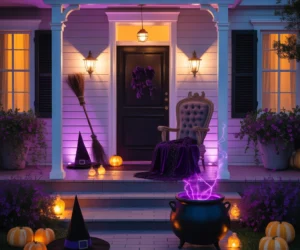 Add a Witch Themed Porch Corner