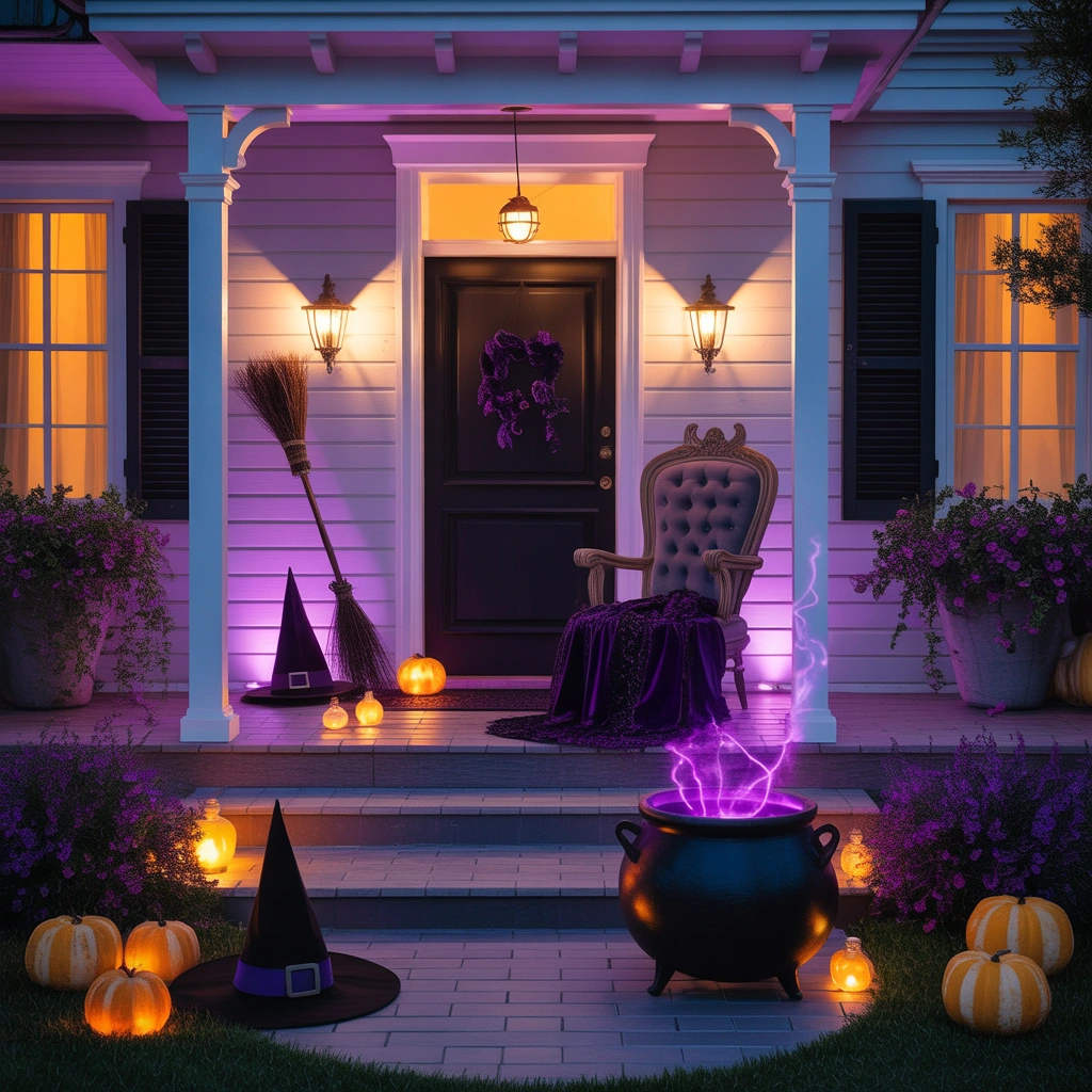 Add a Witch Themed Porch Corner