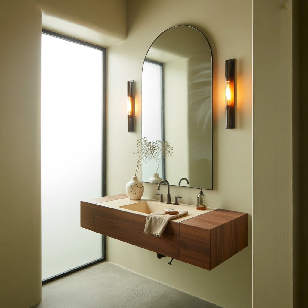 Add an Oversized Mirror to Create Visual Space