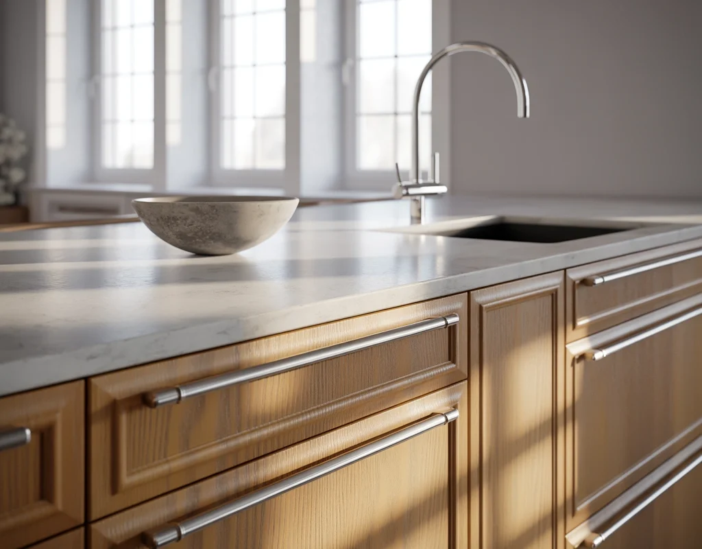 Bring Chrome Into the Kitchen Through Hardware