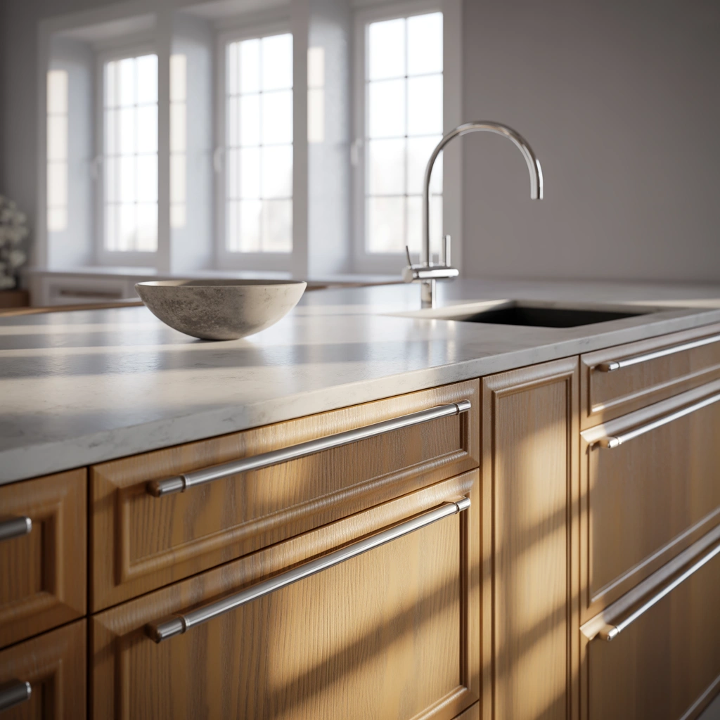 Bring Chrome Into the Kitchen Through Hardware