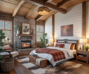 Bring Nature Inside With Rustic Western Bedroom Materials