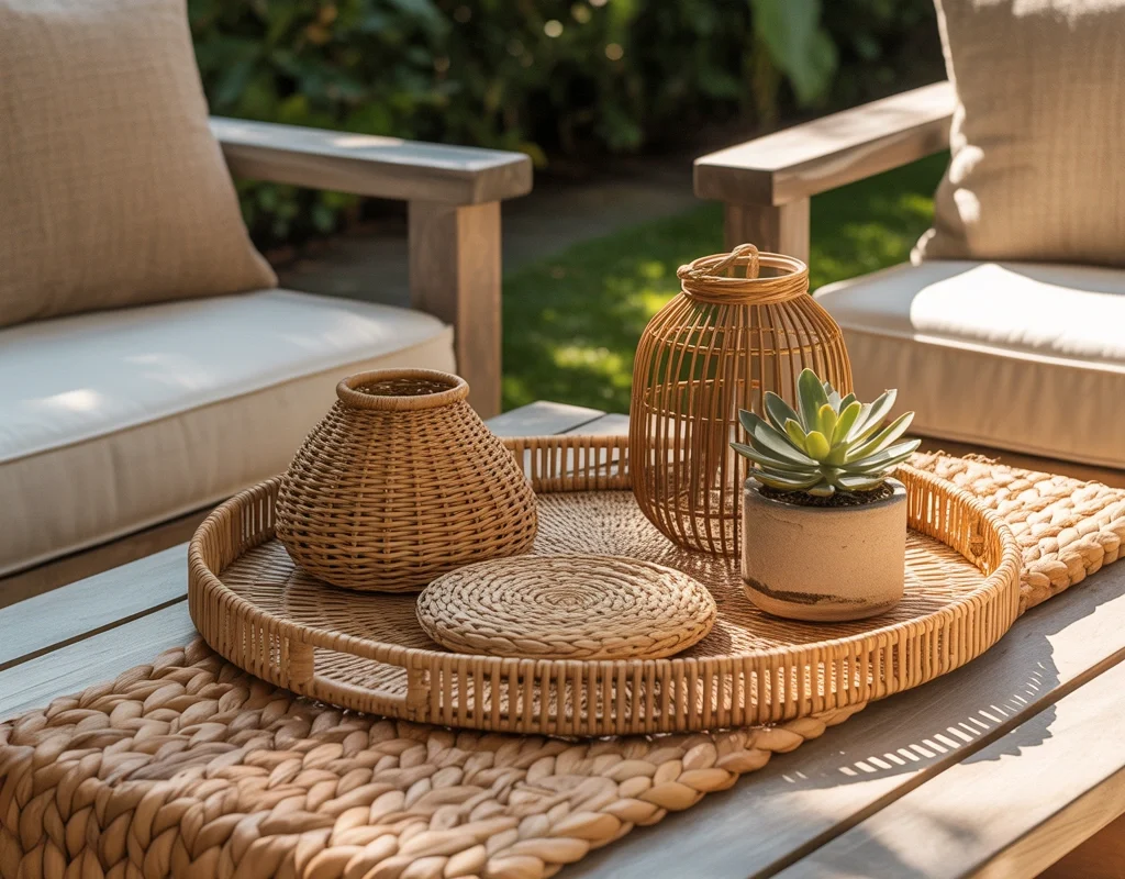 Bring in Natural Textures With Woven Decor