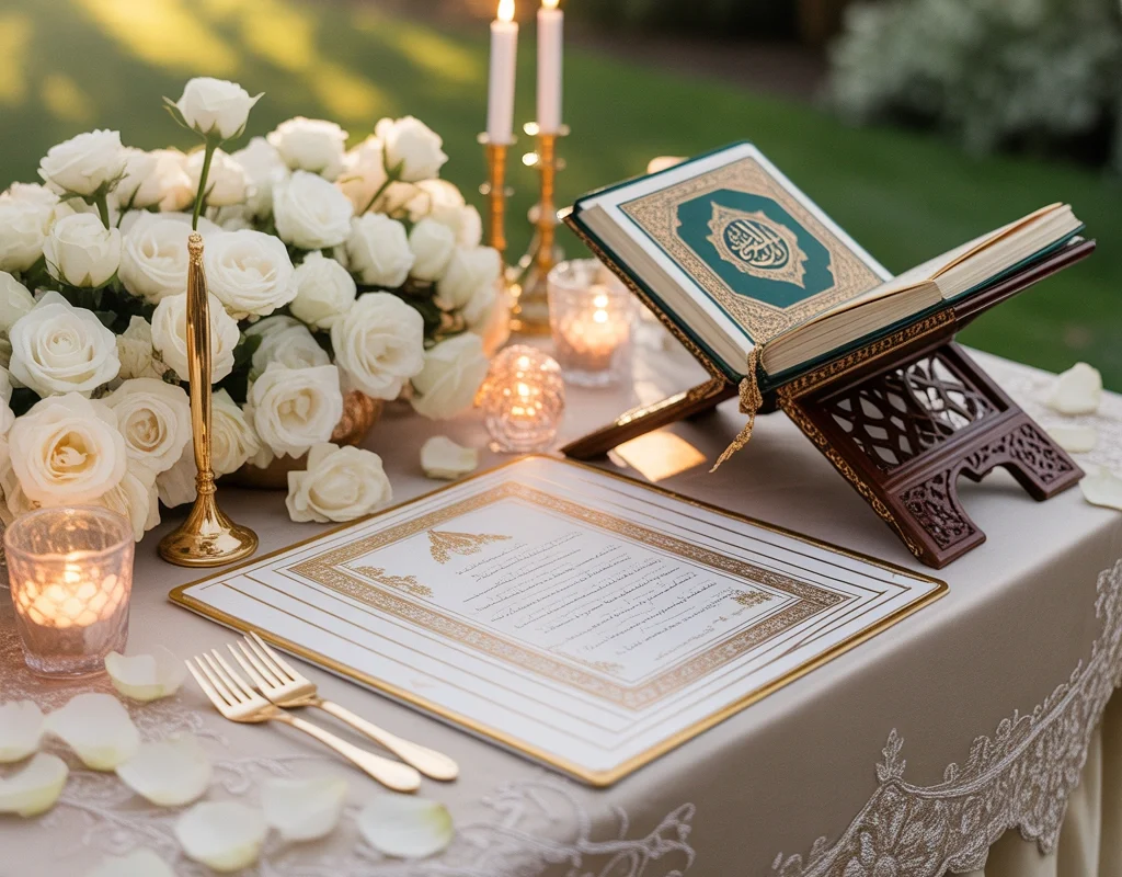 Build a Beautiful Nikkah Table Setup