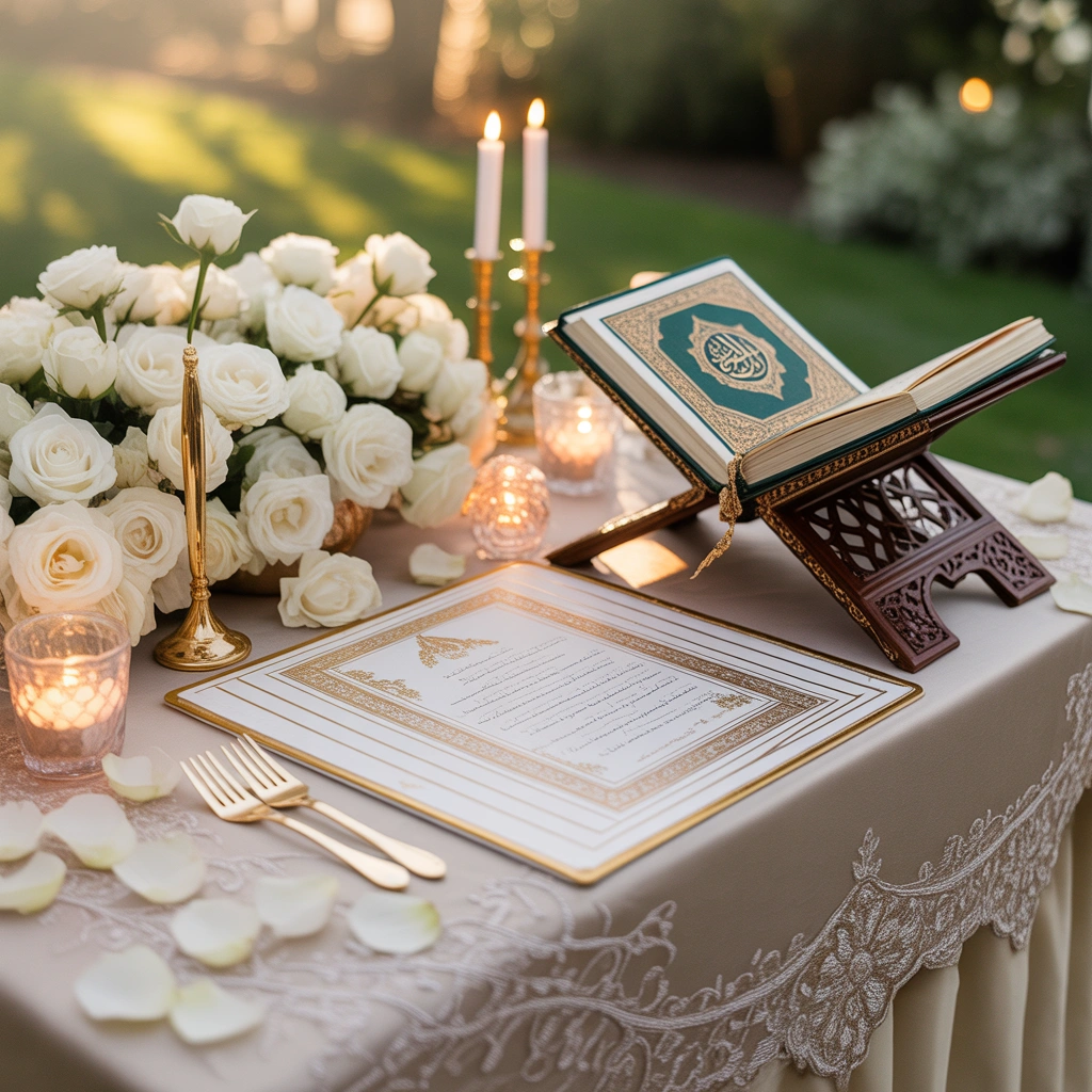 Build a Beautiful Nikkah Table Setup