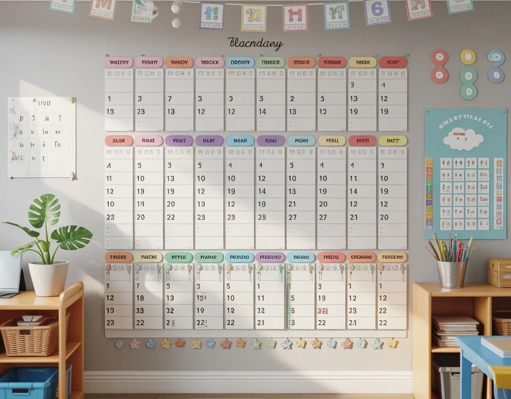 Build a Classroom Calendar and Important Dates Wall