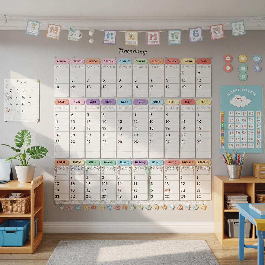 Build a Classroom Calendar and Important Dates Wall