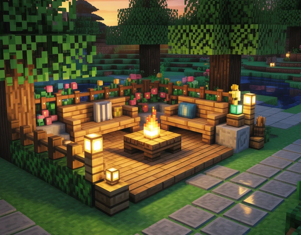 Build a Cozy Outdoor Seating Area