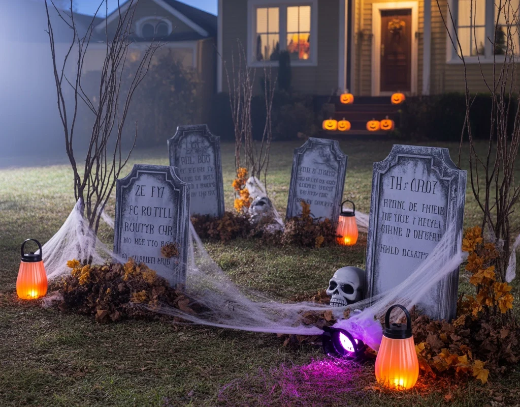 Build a DIY Halloween Cemetery in Your Yard