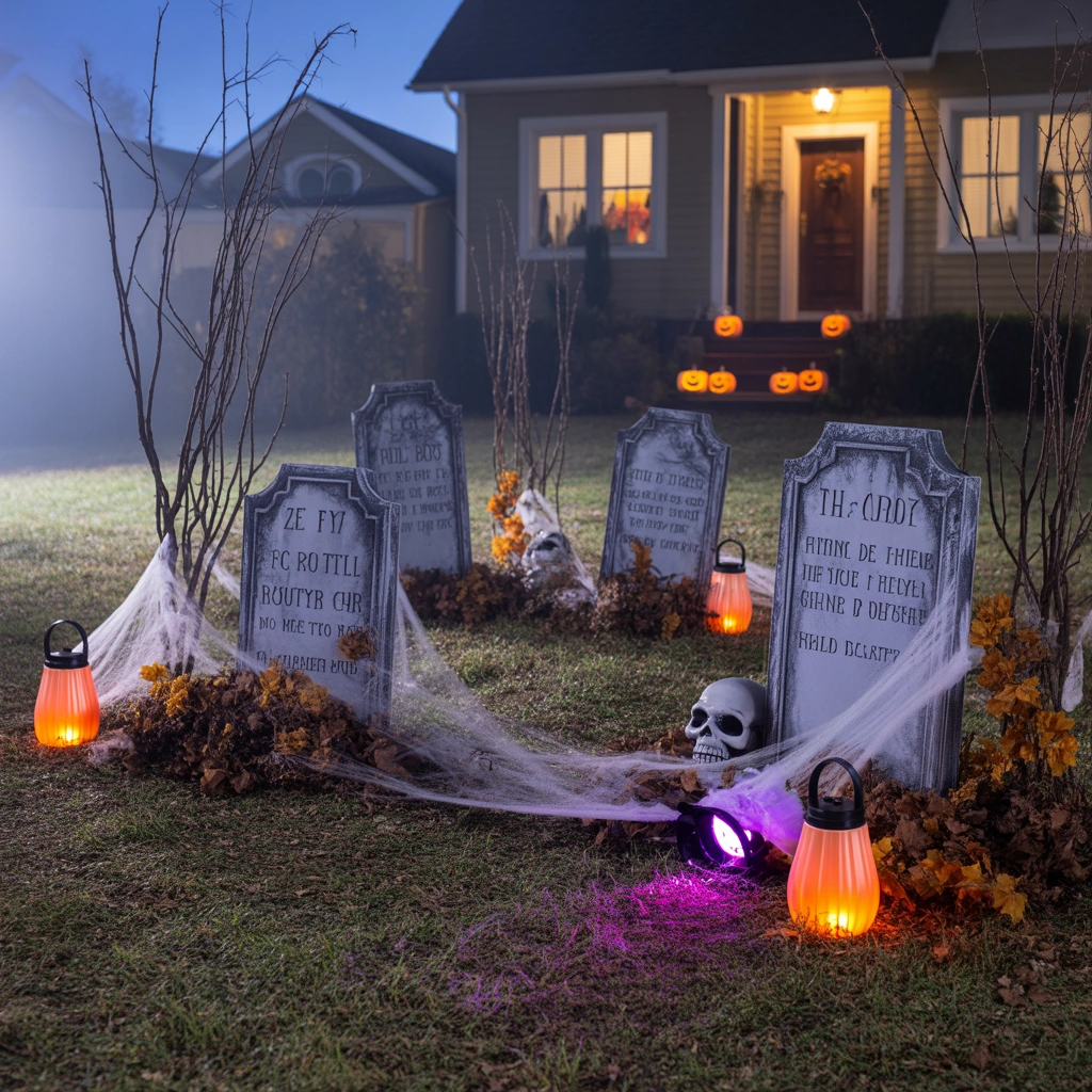 Build a DIY Halloween Cemetery in Your Yard