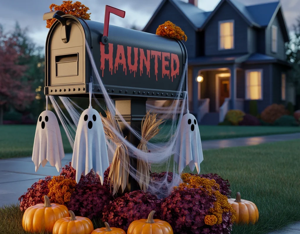 Build a Halloween Themed Mailbox Decoration