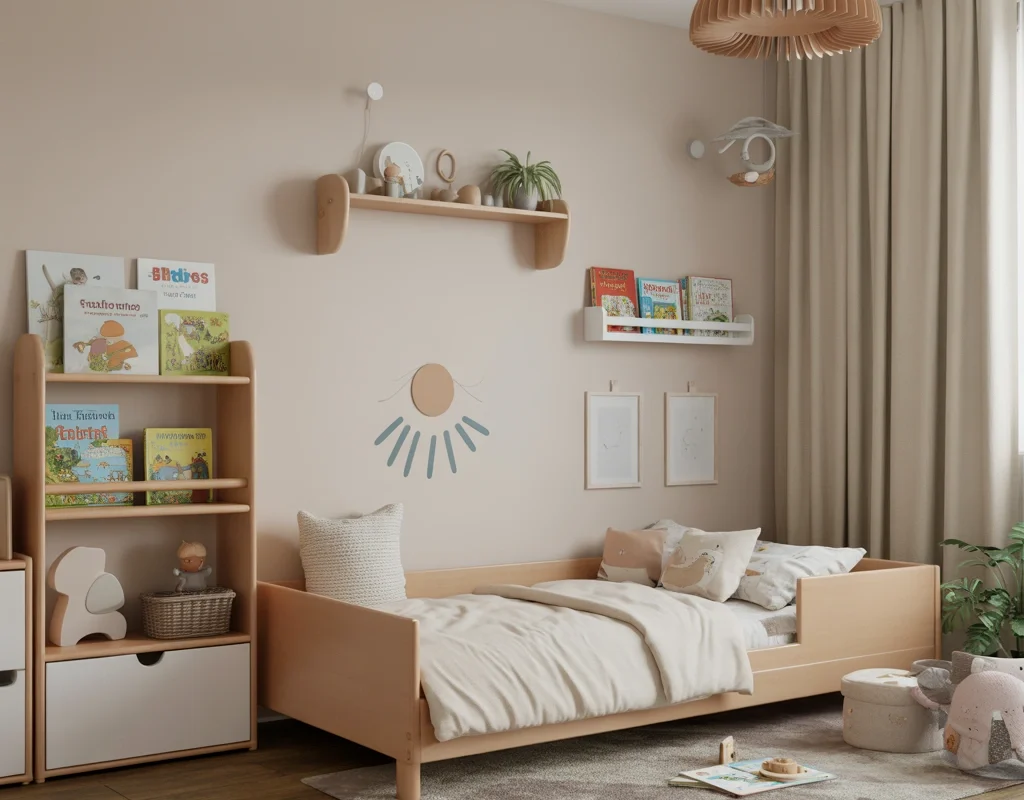 Build a Montessori Inspired Toddler Girl Bedroom