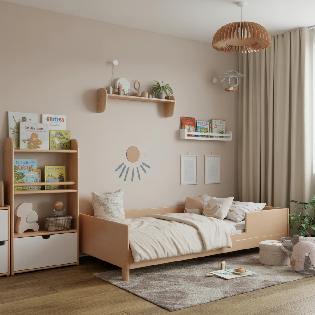 Build a Montessori Inspired Toddler Girl Bedroom