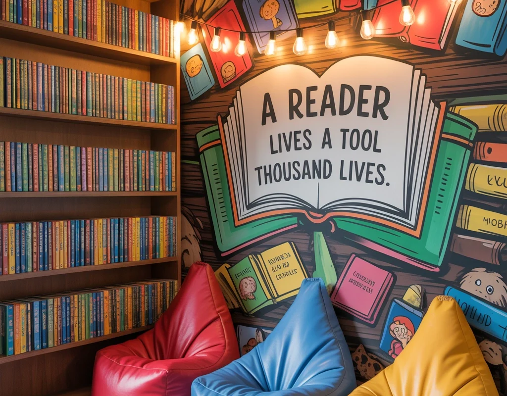 Build a Reading Corner Wall to Encourage a Love for Books