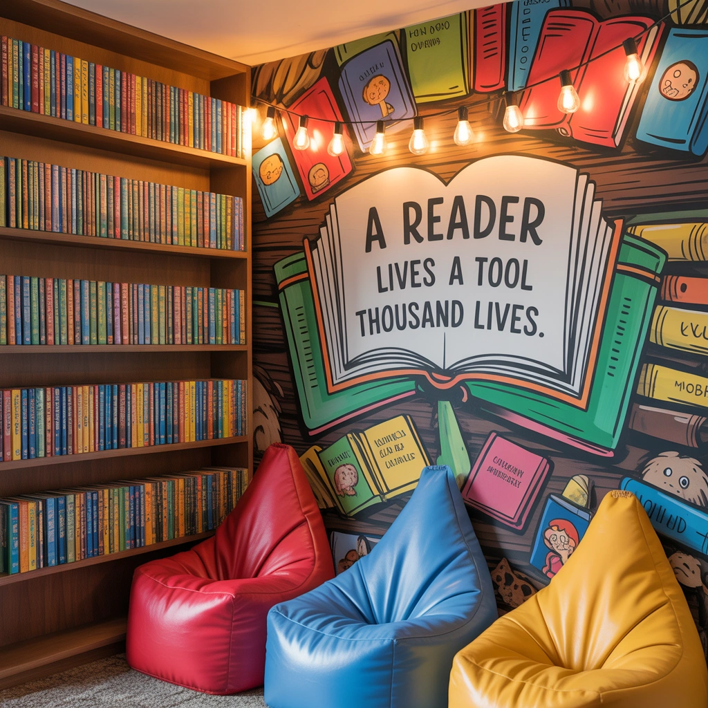 Build a Reading Corner Wall to Encourage a Love for Books
