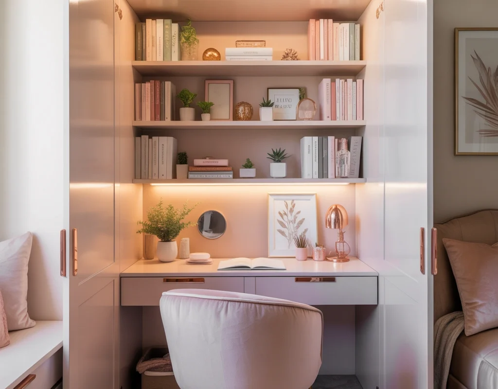 Build a Small Home Office in a Closet