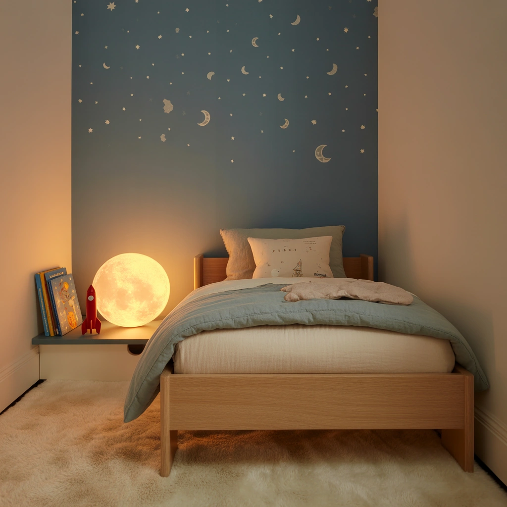 Build a Space Themed Toddler Bedroom
