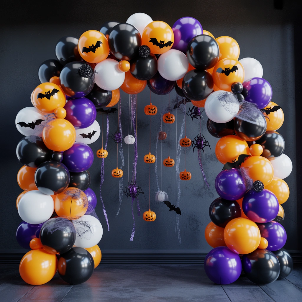 Build a Spooky Balloon Arch