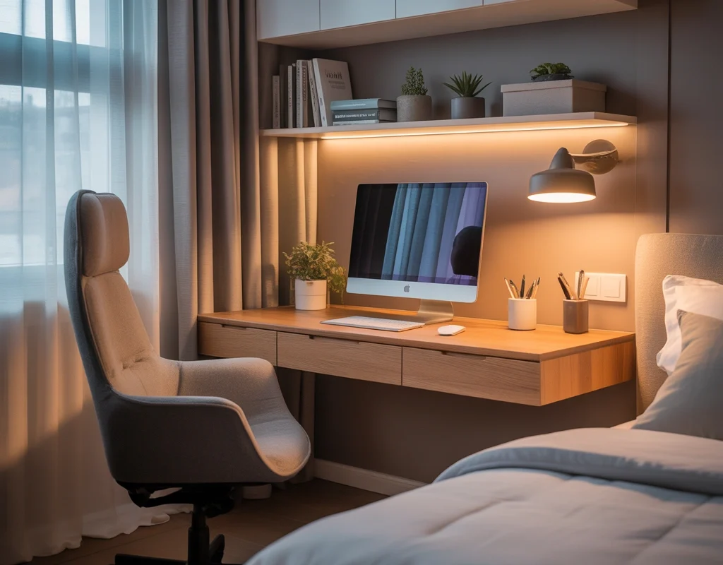 Build an Office Inside a Bedroom