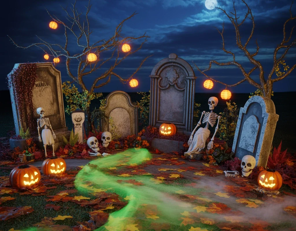 Build an Outdoor Halloween Cemetery