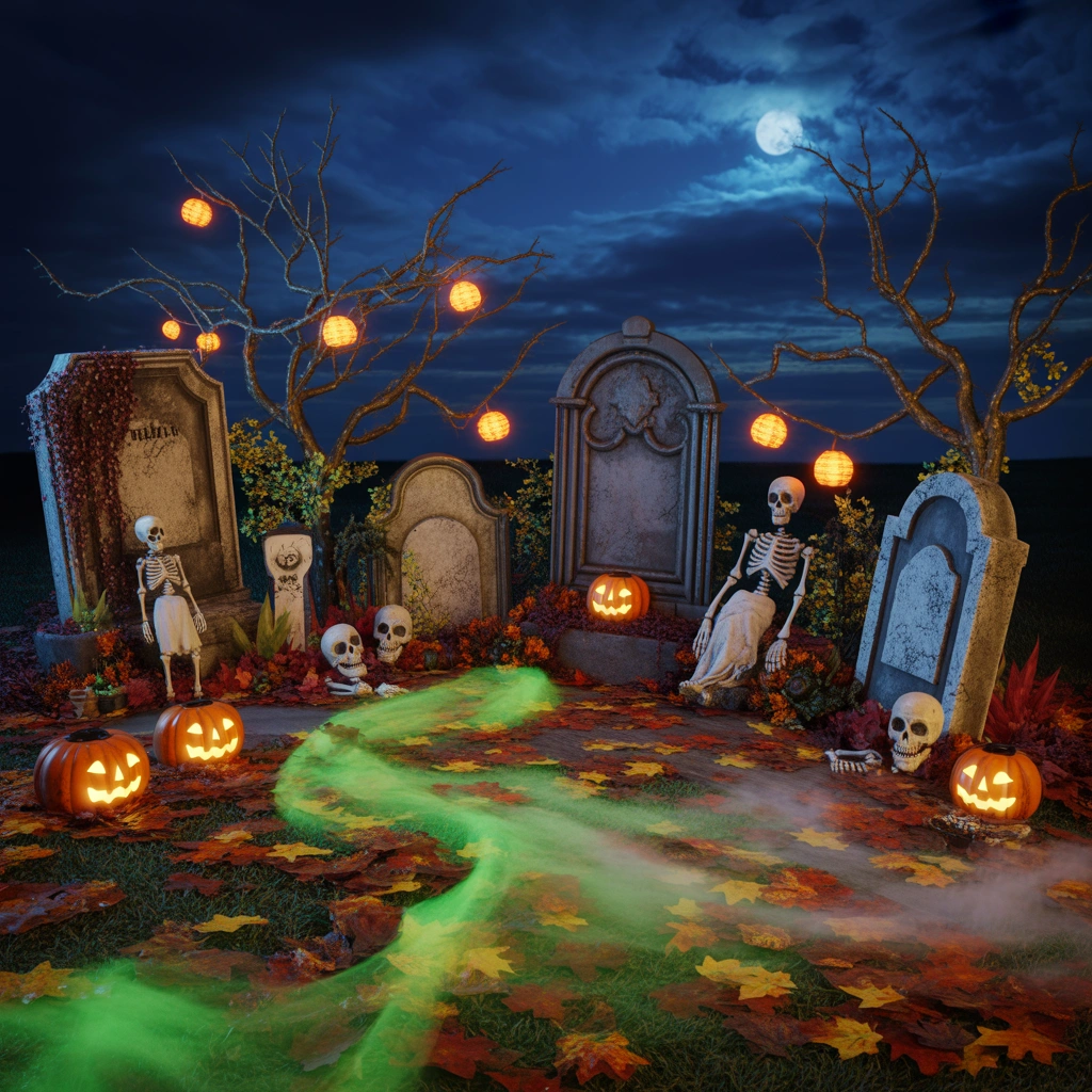 Build an Outdoor Halloween Cemetery