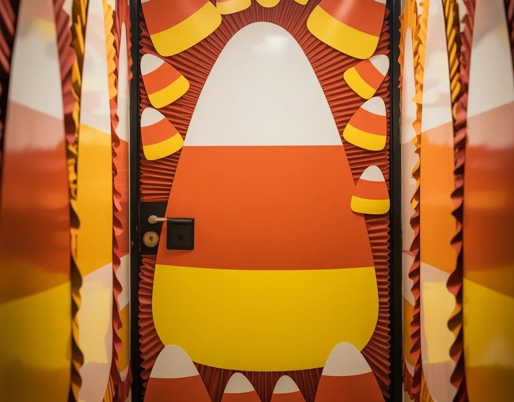 Candy Corn Classroom Door