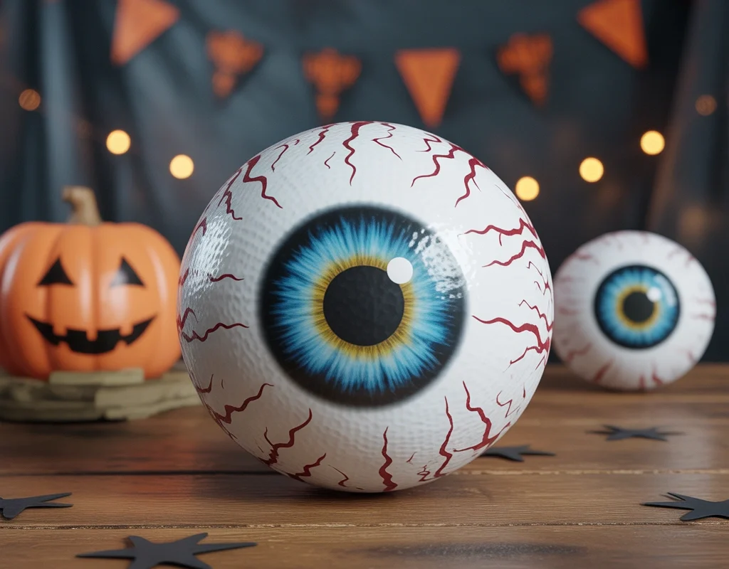 Cardboard Eyeball Decorations